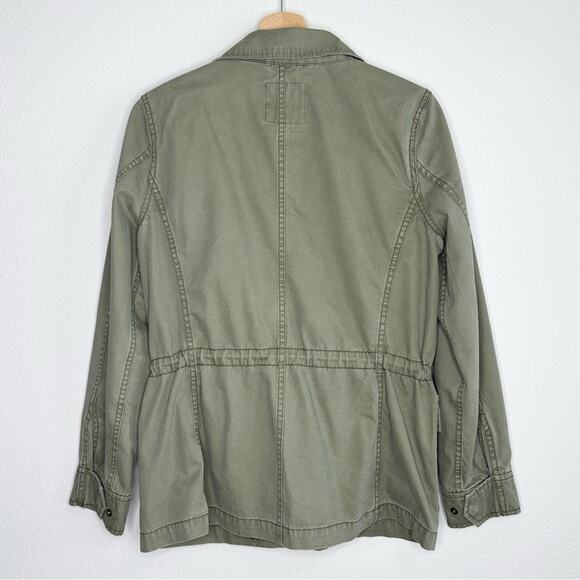 Madewell Women's Olive Green Utility Jacket Size Medium - Picture 6 of 9